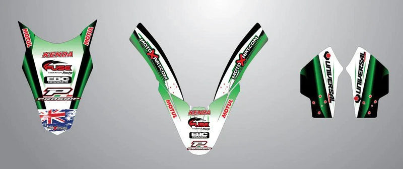 2014 Kawasaki KX 100 Aussie Pride Sticker Kit (2014)