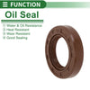 Oil Seal FKM Rubber 28x47x10mm High Pressure Brown 5 Pcs