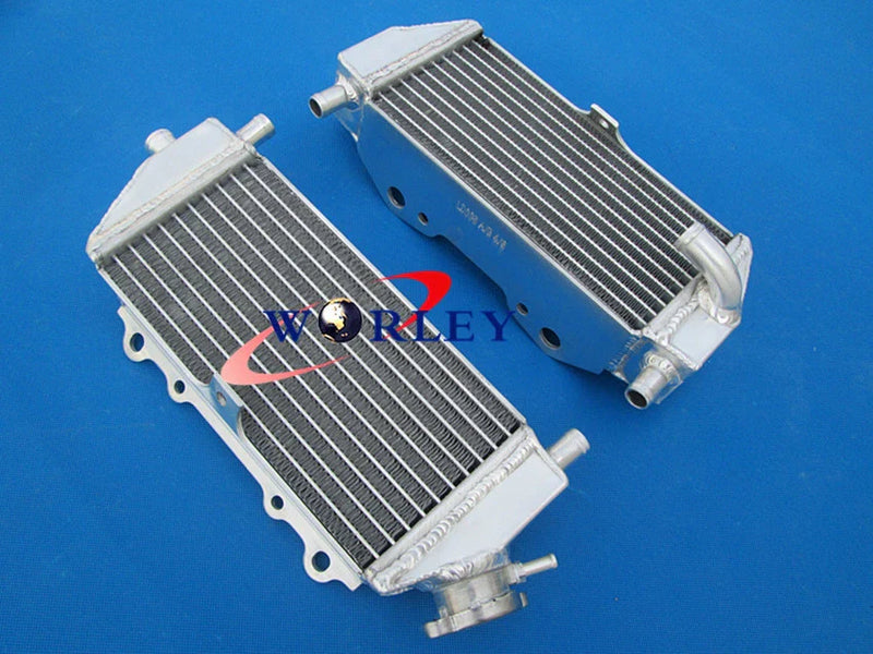 Kawasaki KX125 KX 125 Aluminum Radiator & Silicone Hose (1999-2002)