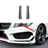 Benz GLA C117 6 x Gloss Black Front Bumper Side Air Vent Trims (2013-2015)