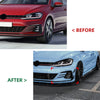 Volkswagen Golf 7.5 GTI Front Bumper Side Air Vent Trims (2017-2020)