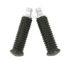 1 1/4" Black Highway Engine Guards Crash Bar Foot Pegs