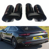 Porsche Panamera 971 (2017-2021) - Stainless Steel Black Exhaust Tips