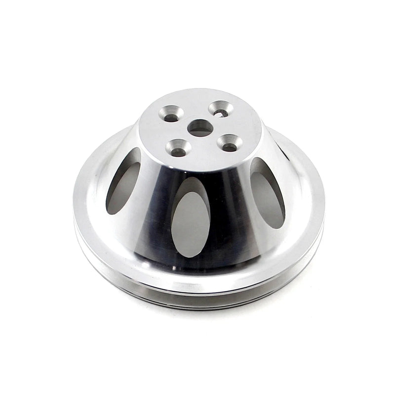 Chevy SBC 350 Billet Aluminum Short Water Pump & Pulley