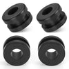 Yamaha Warrior 350 YFM350X 4x Rubber Heel Guard Grommets (1990–2004)