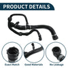 BMW 1 Series Radiator Hose 1Pc Rubber Coolant Pipe Black