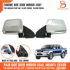 Nissan Navara UTE D22 Chrome Side Door Mirror Pair (1997-2005)