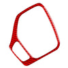 Jeep Cherokee Red Carbon Fiber Gear Shift Panel Cover Trim (2014-2018)