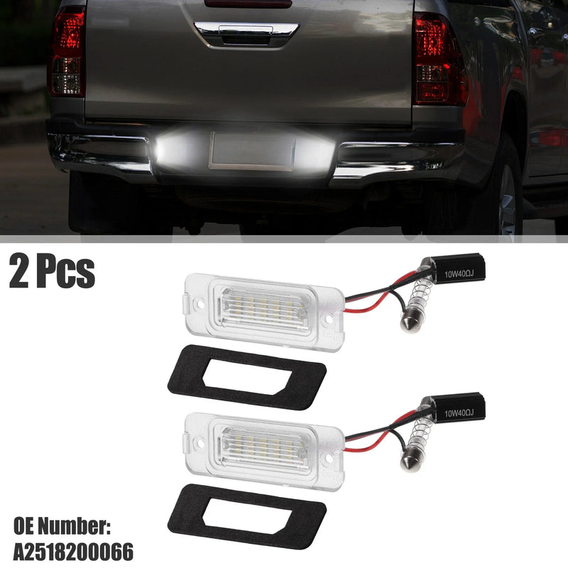 Mercedes-Benz GL550 2 x LED License Plate Lights (2008-2012)