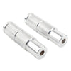 Universal Motorcycle CNC Silver Rear Foot Pegs