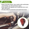 Lexus ES350 2007-2015 - Plastic Faux Leather Red Brown Automatic Gear Shift Knob