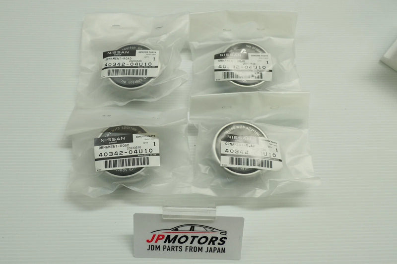 Nissan Skyline GT-R BNR32 Wheel Center Cap Set (1989–1994)