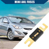 Car Motorcycle Boat Gold Tone Black 2 x Mini ANL Fuse 100A Audio CD Fuse