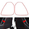 Jeep Cherokee Red Inner Door Speaker Frame Cover Trim (2014-2020)
