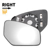 Honda Civic Right Side Heated White Mirror Glass (2012-2017)