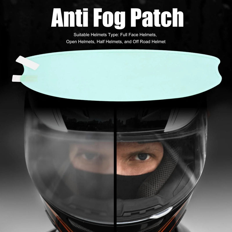 Motorcycle Helmet Universal Film Lens Sticker 9.65 x 3.15 Anti Fog Film
