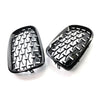 BMW X5 E70, X6 E71 Black & Chrome Front Bumper Kidney Grille (2007-2013)