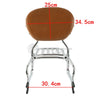Indian Chief Vintage Sissy Bar Backrest Rack & Mounting Spools