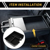 Chevy Silverado 1500 Black Center Console Organizer Tray