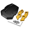 Honda Adv-160 2022 Black Gold Tone Kickstand Plate Pad