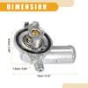 Dodge Durango Coolant Thermostat Housing Assembly (2011-2015)