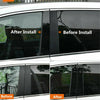 Chevrolet Malibu Black Pillar Posts Door Trim Cover Kit 6 x Pieces (2016-2021)