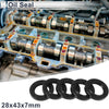 Make Model Oil Seal 28x43x7mm 5Pcs Rotary Seal TC Ring Nitrile Rubber