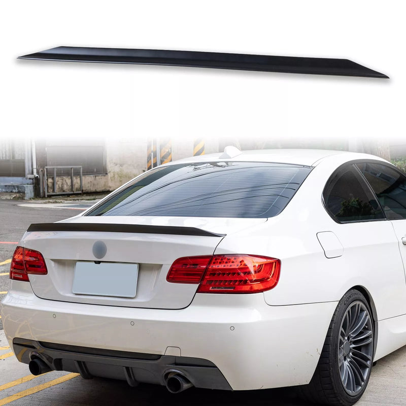 Mercedes W212 8 Matte Black Boot Lip Duckbill Spoiler (2010-2013)
