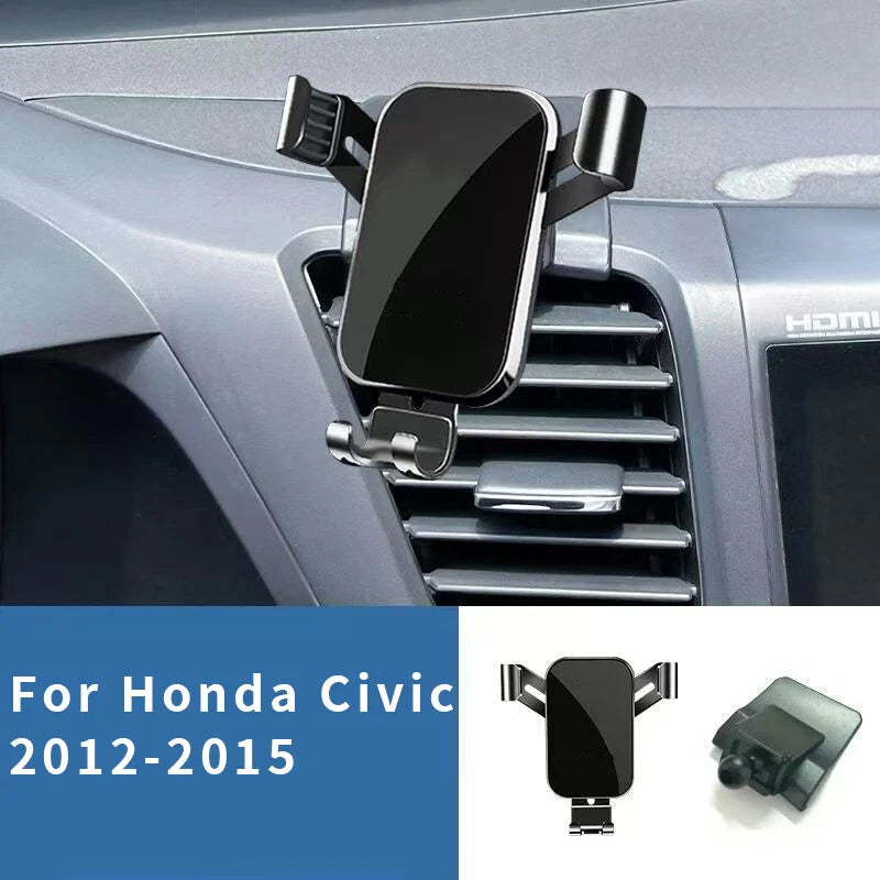 Honda Civic Dashboard Air Vent Mount Clip Gravity Phone Holder (2012–2015)