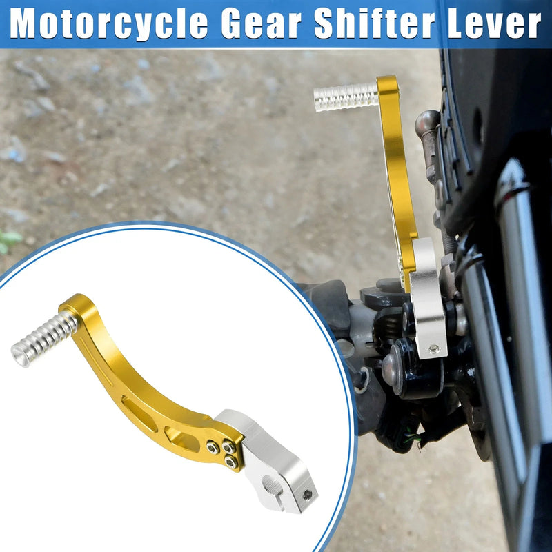 Motorcycle 50cc-250cc ATV Folding Gold Tone Gear Shifter Lever / Universal /