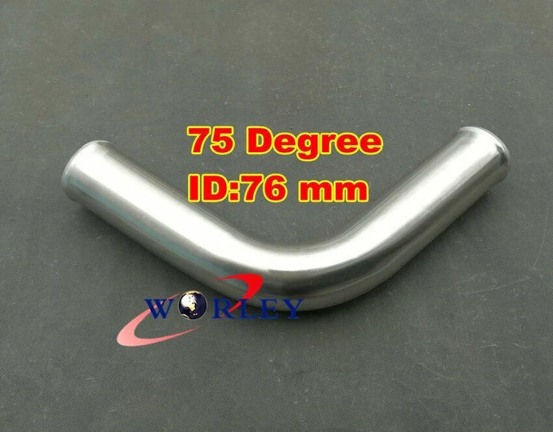 3" 76mm 75° Aluminum Turbo Intercooler Pipe