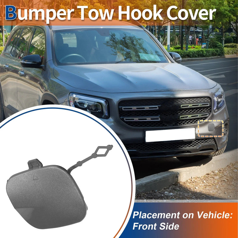 Mercedes GLB X247 W247 (2019-2023) Gray Front Bumper Tow Hook Cover