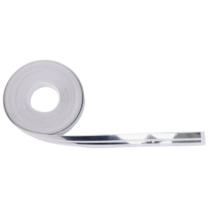 Car Stripe Stickers Silver Streamline Double Line Tape Decal Vinyl