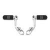 Harley Chrome 1-1/4" Pegstreamliner Long Angled Highway Guard Foot Pegs