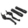 Suzuki GSXR600 / 750 Black Extendable Brake Clutch Levers Grip Set (2006-2023)