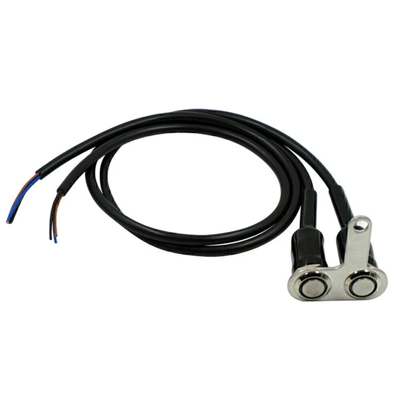 Handlebar Adjustable Mount Waterproof 12V Green LED Motorcycle Switch