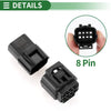 Ford - 1 Set 8 Pin Engine Sensor Connector Plug (Compatible with Various Years)