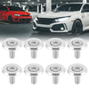 Car Motorcycle Bumper Washer Bolt Trunk 8pcs M6 Release Fastener