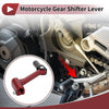 Bosuer Cheetah Red Black Shifter Lever / Foldable