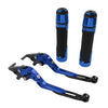 BMW S1000XR Blue Extendable Brake Clutch Lever Grip Set (2015-2021)