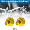 Make Model Right Hand M8x1.25 Motorcycle Mirror Hole Plugs
