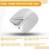 Mitsubishi Eclipse Chrome Silver Red Fuel Tank Door Cap