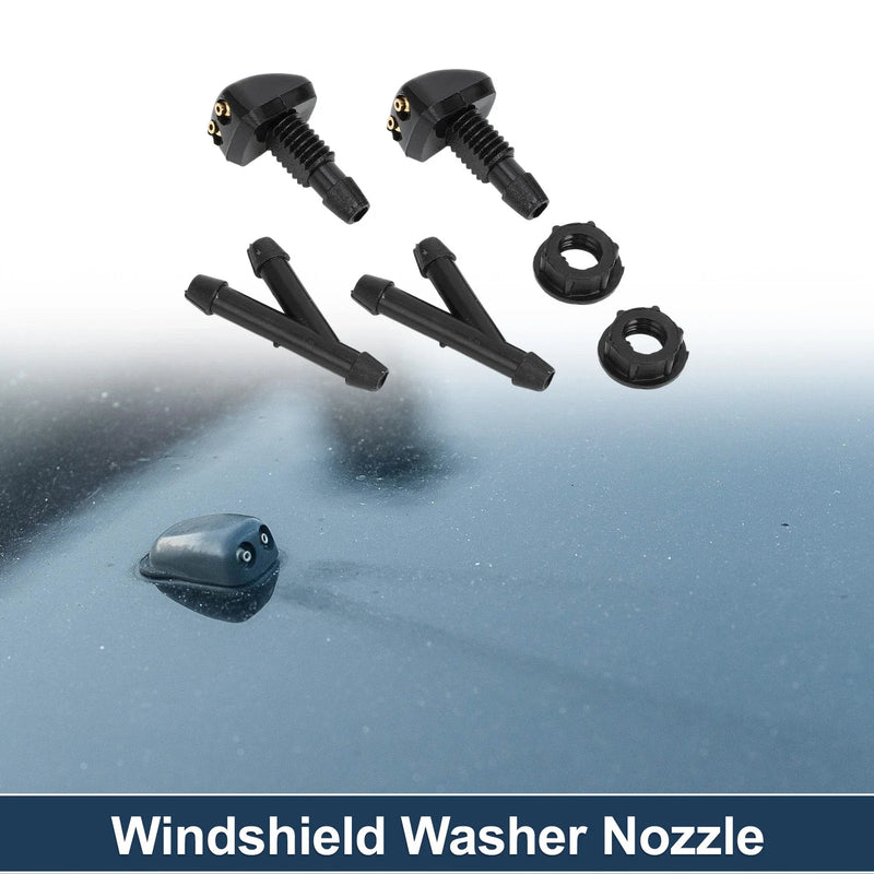 Ford Buick Windshield Washer Nozzle with Hose Connector 1 Set