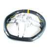 Porsche 911, 718, Boxster, Cayman, Macan Carbon Leather Yellow Steering Wheel (2016-2023)