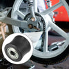 Motorcycle 2pcs 8mm Drive Chain Adjustment Pulley Rubber Wheel