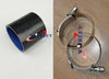 Car 76mm Silicone Straight Hose Coupler Tube + Clamp
