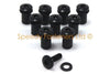 Motociclismo Negro parabrisas tornillos carenado 10 x
