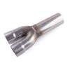 Car Exhaust Collector Adapter Y-Pipe 1.75" / 1.5"