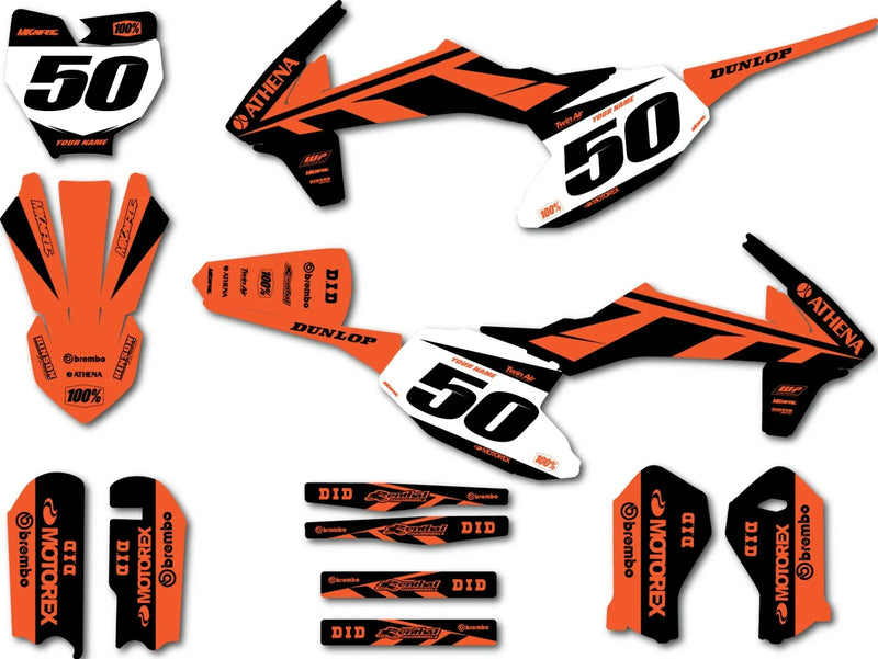 KTM 50 Custom Graphics Kit Jinx Style Decals (2016-2023)