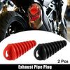 Motorcycle 2 x 15-38mm Silencer Exhaust Pipe Plug